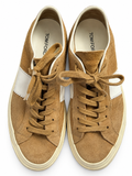 Tom Ford Men’s Camel Suede Low-Top Sneakers – Size 9 / EU 43 men