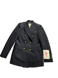 GOLDEN GOOSE NAVY BLUE DOUBLE-BREASTED BLAZER 40 Ladies