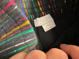 Stella McCartney Kids Metallic Rainbow-Stripe Skirt 10 years children