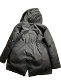 YS Army Yves Salomon Long Iconic parka in waterproof cotton blend with fox and rabbit fur size 36 ladies