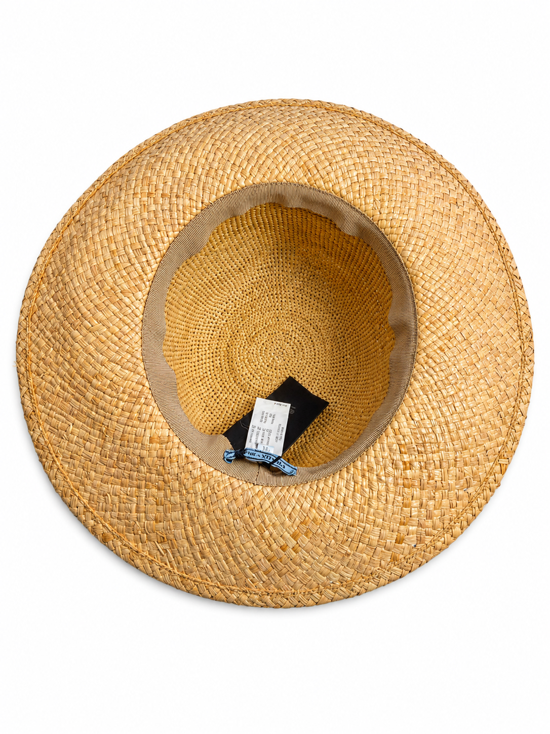 Prada Wide Brim Straw Sun Hat ladies