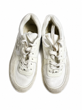 Chanel White & Grey Suede CC Logo Trainers / Sneakers – Size EU 36 ladies