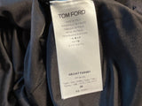 Tom Ford Cape-Black High Neck Long Sleeve Jersey Dress size I 38 XS Ladies