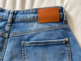 Cambio Wide-Leg Blue Denim Jeans – Italian Fabric ladies