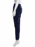 Tom Ford Navy Virgin Wool Slim-Fit Ankle Trousers – Size 40 ladies
