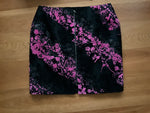 Antonio Berardi Pink Black Jacquard Skirt Suit Set Size I 42 UK 10 US 6 ladies
