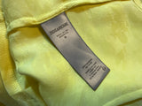 Zadig & Voltaire Rodji Silk Yellow Dress Size M medium ladies