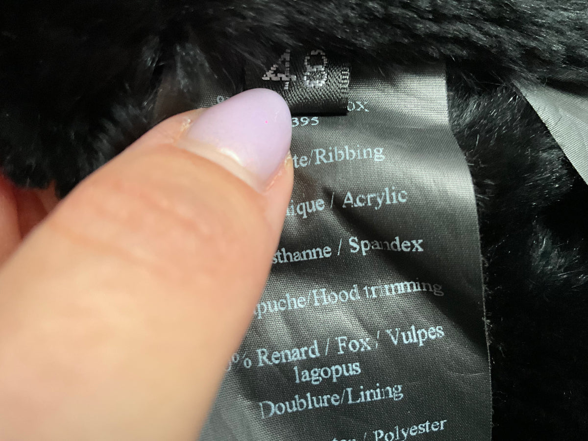 Yves Salomon Parka Iconic Fur Linen Jacket Size 48 Men