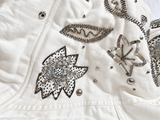 Isabel Marant Kalassiae Embellished Cotton & Linen Jacket – Size 36 ladies