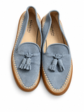 Fratelli Rossetti Blue Suede Tassel Espadrille Loafers size 43 men