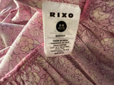 RIXO Sorana Cotton-Blend Midi Dress – Pink Shell Pansy Blush size UK 12 US 8 ladies