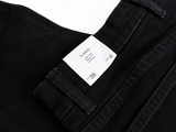Mango Violet Flared High-Rise Jeans – Black ladies