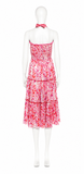 Poupette St Barth Floral Print Halterneck Midi Dress ladies