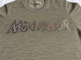 Zadig & Voltaire Ida Mon Amour Diamanté 100% Cashmere Short Sleeve Sweater ladies
