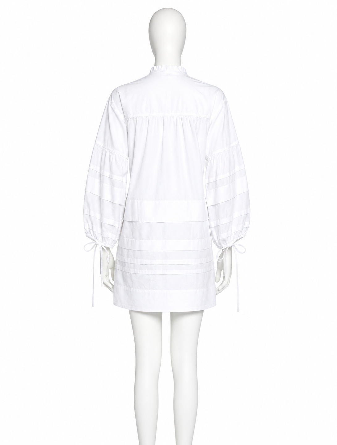 VVB Victoria Beckham White Mini Shirtdress size UK 8 US 4 S small ladies
