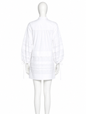 VVB Victoria Beckham White Mini Shirtdress size UK 8 US 4 S small ladies