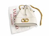 Valentino Garavani VLOGO Signature Mini Bucket Bag in Nappa Leather Crossbody ladies