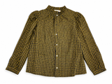 Bonpoint Girls’ Checked Ruffle Blouse 14 years children