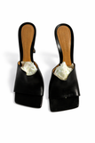 Bottega Veneta Leather Stretch Mules 90 size 39 UK 6 US 9 ladies