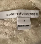 Diane von Furstenberg Plush Knit Sweater Dress Mini Size P petite ladies