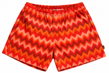 Missoni Mare Red & Orange Zigzag Swim Shorts – Size M men