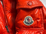Moncler Kids Unisex Jeff Giubbotto Orange Down Puffer Jacket – Size 10A years children