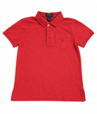 Polo Ralph Lauren Boys Coral Red Pocket Polo Shirt – Size 4 years children