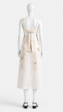Zimmermann Balance Floral Linen Midi Dress – White Hydrangea (2026 Collection)