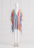Missoni Zigzag Crochet-Knit Kaftan Cover-Up Dress ladies