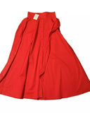 LK BENNETT AURORA RED MAXI Skirt US 2 UK 6 XS ladies