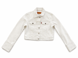 Missoni White Denim Cropped Jeans Jacket Size I 42 UK 10 US 6 ladies