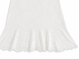 Ermanno Scervino White Lace Mini Dress size I 40 UK 8 US 4 ladies