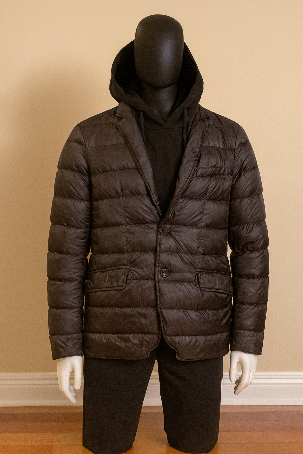 Herno Resort Ultralight nylon puffer blazer jacket size 50 MEN