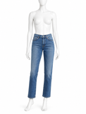 AG Adriano Goldschmied Mari Mid-Rise Crop Slim Straight Jeans ladies