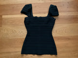 Herve Leger Cape Sleeves MOST SEXY bandage Too Size XS -seen on celebrities ladies