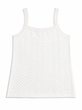 Missoni Chevron Knit Tank Top – White I 42 Ladies