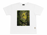 Il Gufo Forest Bike Print Cotton T-Shirt 5 years children
