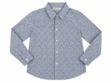 Bonpoint Liberty Print Cotton Shirt Boys Size 10 Years Blue White Floral children