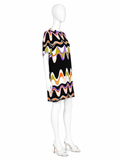 Emilio Pucci Silk Waves Printed Mini Dress – Size M ladies