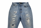 DOLCE & GABBANA GRACE HIGH WAISTED DISTRESSED SKINNY JEANS DENIM SIZE I 42 UK 10 US 6 LADIES