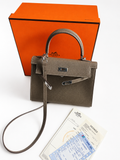 Unbranded Bag Kelly Sellier 25 Etoupe Handbag ladies