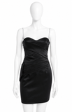 Roberto Cavalli Runaway Silk Strapless Mini Dress Size I 38 UK 6 US 2 XS ladies