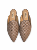 Valentino Garavani Light Pink Quilted Rockstud Spike Mules Size 39 ladies