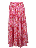 Valentino Garavani abstract print pleated midi skirt Size I 40 UK 8 US 4 S small ladies
