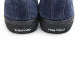 Tom Ford Navy Blue Suede Low-Top Trainers – Size US 9 / EU 42/ UK 8 men
