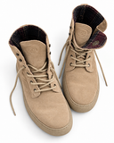 Tod’s Men’s Beige Suede Lace-Up Ankle Boots – Size 7½ // 41.5 men