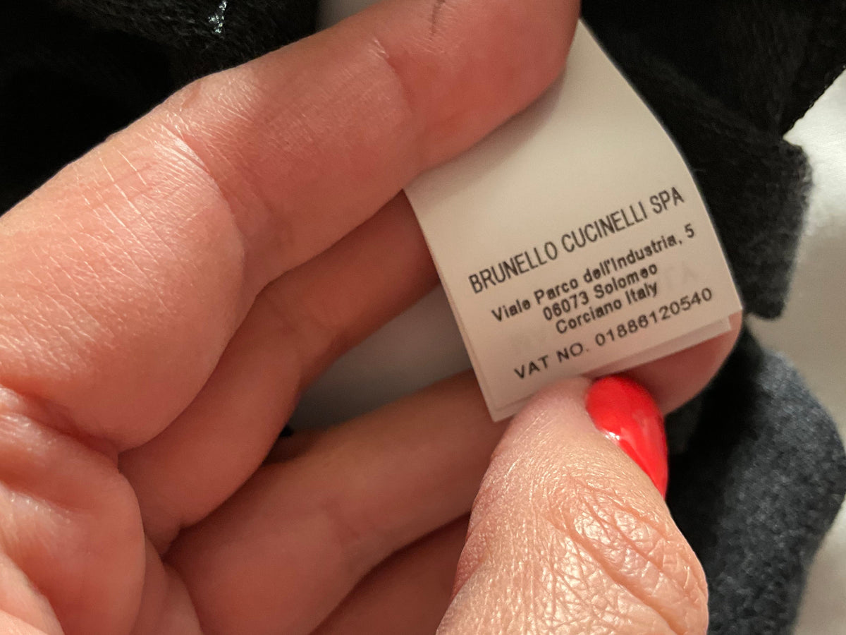 Brunello Cucinelli Monili Embellished Zip-Up Hoodie – Size XS ladies