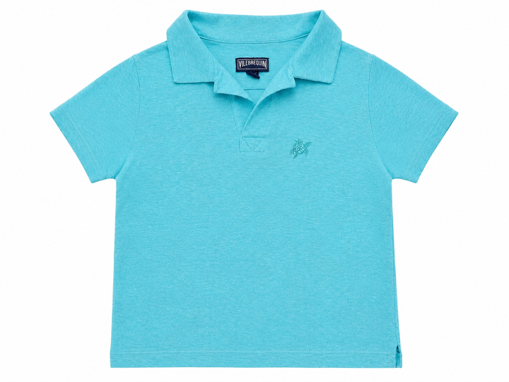 Vilebrequin Kids Polo Shirt in Linen – Size 4 Years (104 cm) children