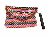 MC2 Saint Barth Woven Clutch Bag