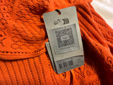 Zadig & Voltaire Memphisia Co Bandana Knit Dress – Tangerine Orange – Size M ladies